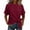 Red, variant on Womens Cap Sleeve T Shirts 2026 Tie Waist Wrap Tops Crew Neck Short Sleeve Blouses Dressy Casual Tunics Loose Fit Work Business Outfits Lightweight Going Out Tops 2026 Fall Outfits(Light Violet,M)
