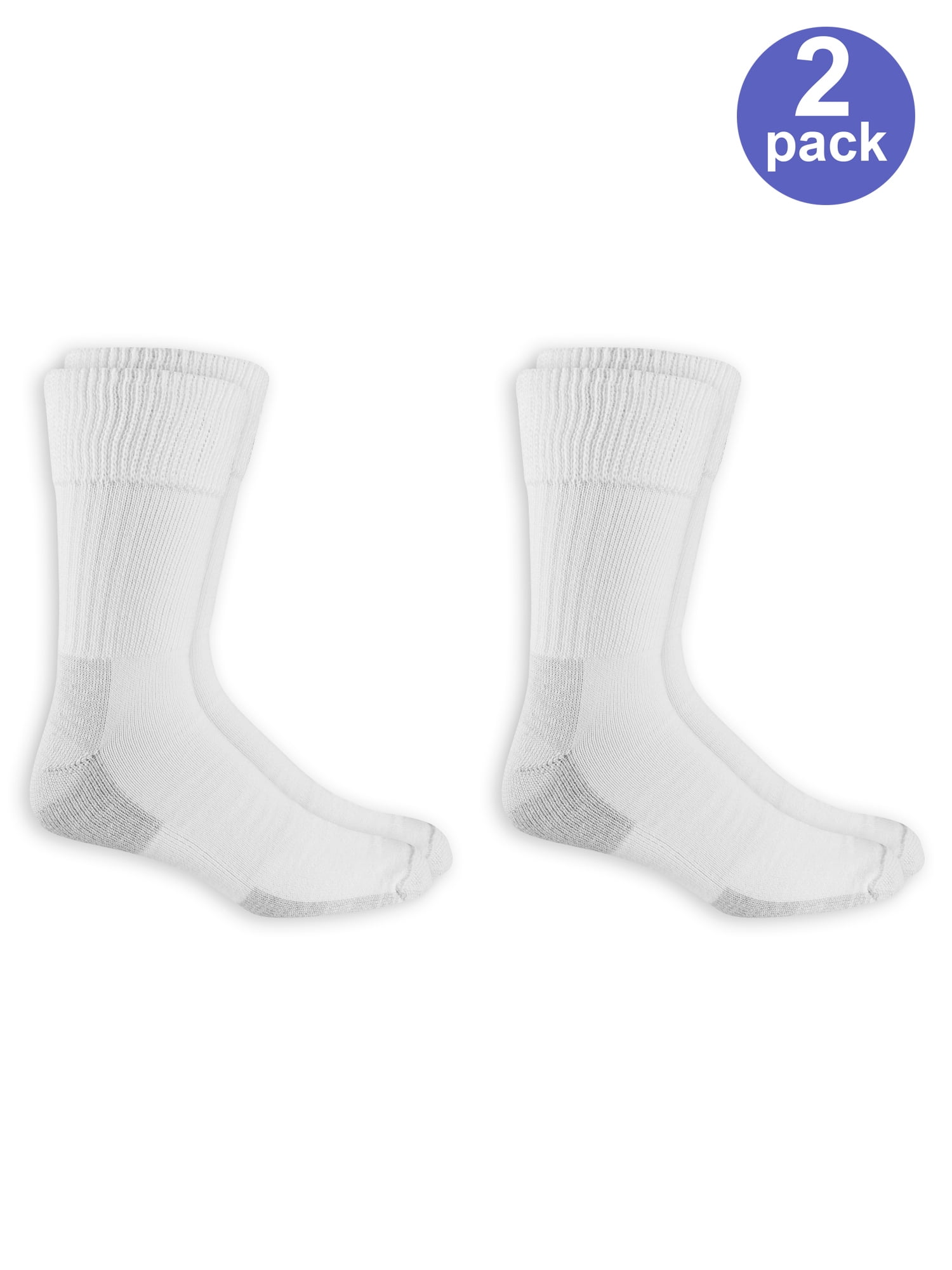 Men's Premium Diabetic and Circulatory Crew Sock 2 Pack