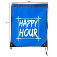 thumbnail image 2 of Power Lifting Backpacks, Extreme Fitness Drawstring Bags Weightlifting Gym Bags - Happy Hour, 2 of 2