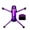 Fluorescent Purple, variant on Drone Sticker Kit for MAVIC 4 Pro, DIY Protective Quadcopter RC Remote Controller Fluorescent Skin Film Decorative Full Set Wrap Decal Waterproof Stickers