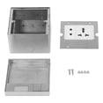 thumbnail image 2 of Receptáculo eléctrico de piso,Enchufe de piso integrado Enchufe multiintegrado Enchufe de piso oculto Características de vanguardia, 2 of 8