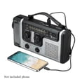 thumbnail image 3 of Portable Multifunctional Radio Hand Crank Solar Crank Dynamo Powered AM/FM/SW1 Weather Radio With Flashlight LED Reading Light ,Handy Bright, 3 of 5