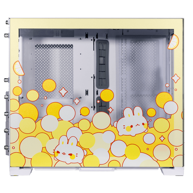 Velztorm Fruity Bunny ATX Mini Tower Computer Case with Dual