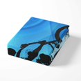 thumbnail image 2 of Homemissing Boys Bedding Set,Dirt Bike Sports Bmx Rider Silhouette Blue Halftone Effect Extreme Background Bedding & Linen King Size 3 Pcs Zipper, 2 of 3