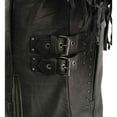 thumbnail image 4 of Milwaukee Leather MLL2565 Women's Black Fringed Lightweight Leather Racer Motorcycle Jacket XX-Large, 4 of 8