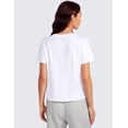 thumbnail image 2 of CRZ YOGA Pima Cotton Relaxed T-Shirts for Women Workout Athletic Gym Casual Short Sleeve Shirts, 2 of 4