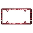 thumbnail image 1 of Alabama Crimson Tide License Plate Frame - Full Color, 1 of 3