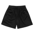 thumbnail image 3 of UFOUND Men Plain Mesh Shorts 2 Pocket Casual Basketball Shorts Gym Fitness Hop Leisure Bottoms Streetwear, 3 of 3