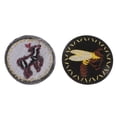 thumbnail image 3 of veasfak 8x Embroidered Appliques Patches Decorative Sticker for Sew on/Iron on Decor, 3 of 8