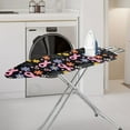 thumbnail image 2 of Renewold Lightweight Flower Ironing Board Cover Standard Size 15x54 Pink Ribbon Fight Breast Cancer Print Ironing Board Covers with Padding and Elasticized Edge, 2 of 5
