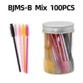 thumbnail image 3 of OGEYERO-aplicador de pestañas desechable, varitas rizadoras, Juego de cepillos para cejas, rímel, peines, varitas, cepillos Spoolies, 100 piezas, 3 of 5