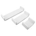 thumbnail image 4 of Wall Mounted Floating Shelves Set Of 3, Modern Display Hanging Shelves, White Shelves With  Brackets, Display Ledge, Storage Shelves For Room, Kitchen, Office, Home Decor, 4 of 8