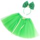 thumbnail image 4 of KAKOWELY 1 juego de disfraz para el Día de San Patricio, accesorios para fiesta infantil, diadema con lazo y falda tutú, 4 of 5
