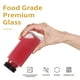 thumbnail image 4 of Botellas de vidrio para jugo de 250 ml con tapas y etiquetas negras, paquete de 8, 4 of 7