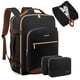thumbnail image 1 of Mochila de viaje LOVEVOOK de 50 litros para mujeres y hombres con portátil de 17 pulgadas, color negro, 1 of 9