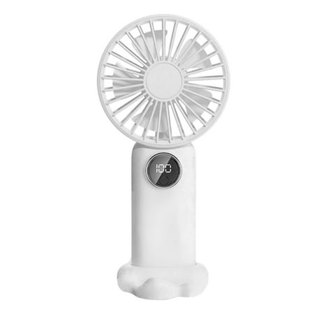 

5 Speed Handheld Electric Fan Rechargeable USB Desktop Mini Portable Student Fan Strong Wind