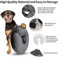thumbnail image 3 of GFDYREE Soft Dog Cone for Large Dogs, Inflatable Dog Donut Collar Recovery Alternative After Surgery, Cone for Dogs After Surgery to Stop Licking and Prevent from Biting or Scratching, 3 of 7