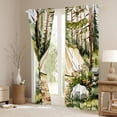 thumbnail image 3 of Erosebridal Rustic Cabin Camper Curtains Pack of 2 (42x84 Each),Country Camping Curtains Blackout For Kids, 3 of 7
