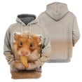 thumbnail image 3 of Sudadera con capucha con estampado 3D de murciélago, erizo y hámster para hombre, sudadera de manga larga, abrigo con capucha de gran tamaño a la moda urbana, 3 of 5