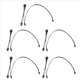 thumbnail image 1 of 5X 5Pin 1 A 3 PeriféRico 4 Pin Molex IDE 5P PSU Cable de Fuente de Alimentación para V550 V650 V700 V750 V850 V1000 V1200, 1 of 9