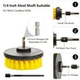 thumbnail image 5 of 7 - Piece Car Cleaning Drill Brush Set for Auto Detailing, 5 of 8