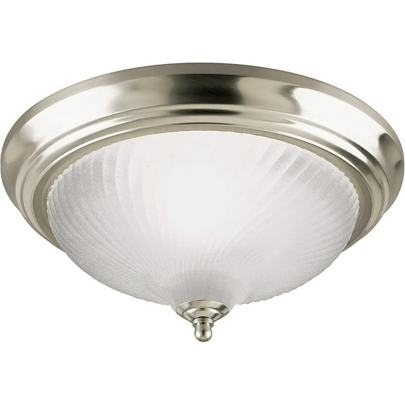 Westinghouse Lighting 64304 Corp 1-Light Ceiling Fixture, Nickel