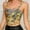 Yellow, variant on TDYHUAO Womens Vintage Floral Lace Up Boned Camisole Bustier Royal Court Suspender Corset Top Cute Crop Cami Tops Party Bodice