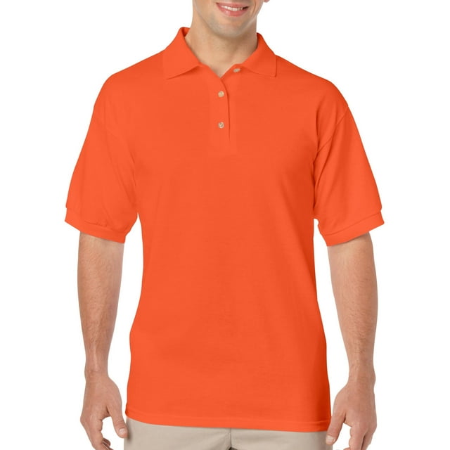 Gildan Mens DryBlend Jersey Sport Shirt , XL, Orange