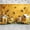 5×7FT, variant on Elyvra Bee Themed Backdrop, Yellow Floral Beehive Wall Honeycomb Bees Spring Background, 5x7FT 1st Birthday Baby Shower Cake Smash Decoration