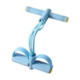 thumbnail image 2 of Ethern Foot Pedal Resistance Band Exercise Band Multifunction Full Body Workout Elastic Blue Six Tube, 2 of 9