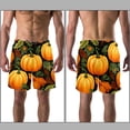 thumbnail image 3 of luoweisi Men's Beach Shorts Quick Dry Swim Trunks with Mesh Lining Pumpkin M, 3 of 5