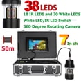 thumbnail image 3 of 7 Inch Underwater Fishing Video Camera Fish Finder 38 LEDs 360 Degree Rotating Camera 20m 50m 100m ,Fishing Observation Device, 3 of 7