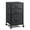 Black, variant on GALAXHERO 3 Drawers Mobile File Cabinet, Desk Table Cabinet Fits A4/Letter Size, Home Office Furniture, Black
