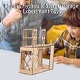 thumbnail image 2 of 1 Set Teaching Demonstration Toys Manual Assembly Logical Thinking Promote Learning Hydraulic Stereo Garage Kid Physical Toys Children Toys, 2 of 8
