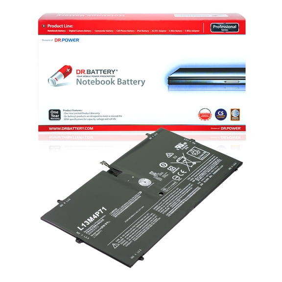DR. BATTERY - Replacement for Lenovo Yoga 3 Pro-5Y71 / Pro-I5Y51 / Pro-I5Y70 / Pro-I5Y70(D) / Pro-I5Y70(F) / Pro-I5Y70(L) / Pro-I5Y71 / L13M4P71 / L14S4P71