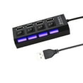 thumbnail image 2 of USB 2.0 Hub USB Hub 2.0 Multi USB Splitter Hub Use Power Adapter 4/7 Port Multiple Expander 2.0 USB Hub with Switch for PC, 2 of 10