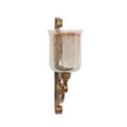 thumbnail image 6 of DecMode Brown Metal Scroll Wall Sconce, 6 of 9