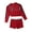 Red, variant on iiniim Kids Girls 2 Piece Gymnastic Dance Outfit Sports Bra Boxer Shorts with Long Sleeve Shirt Sportswear