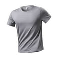 thumbnail image 4 of HBGVBA Mens Short Sleeve Tees,Short Sleeve Top for Men,Men's Solid Color Gym Casual Cool Touch Breathable Silk Short Sleeve T-Shirt, 4 of 4