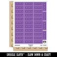thumbnail image 2 of Confidential Double Line Border Document Sticker Set - Purple - Matte Finish - 1.5" Small, 2 of 7