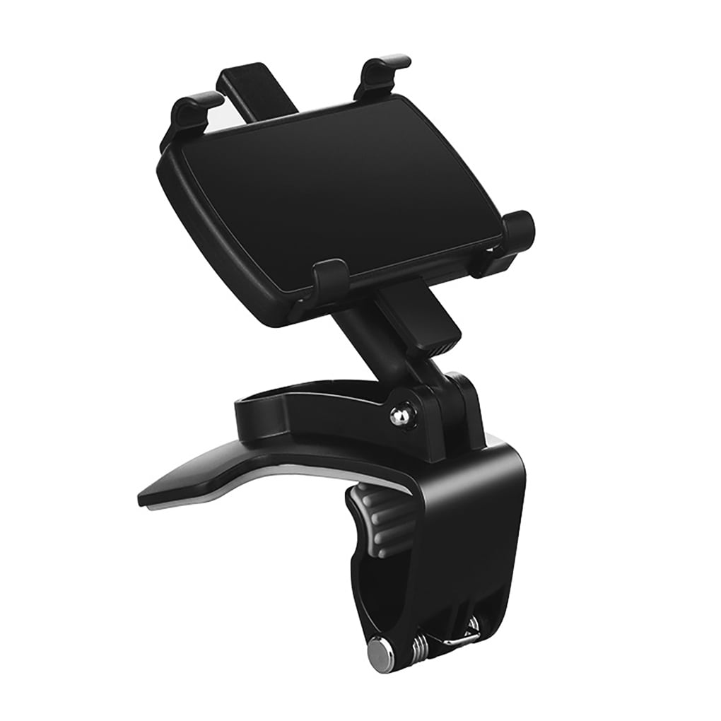 Car Phone Holder Dashboard Mounted Mobile Phone Bracket Clipon Type
