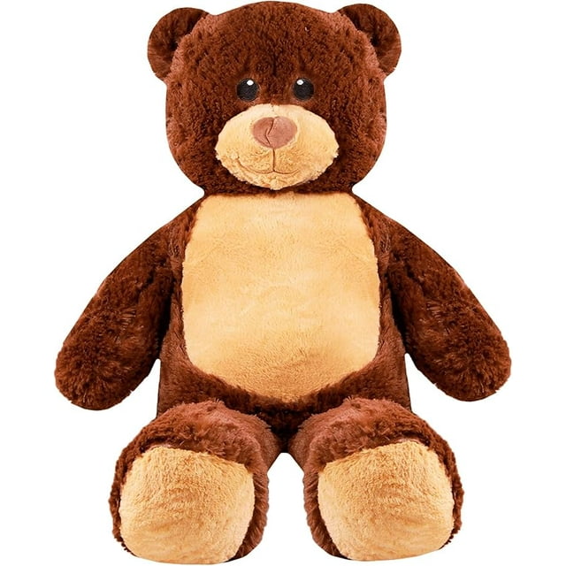 PELUCHERIA - Oso de Peluche de 90 cm Café