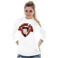 thumbnail image 5 of Betty Boop Zombie Love Heart Women's Long Sleeve T Shirt Brisco Brands S, 5 of 6