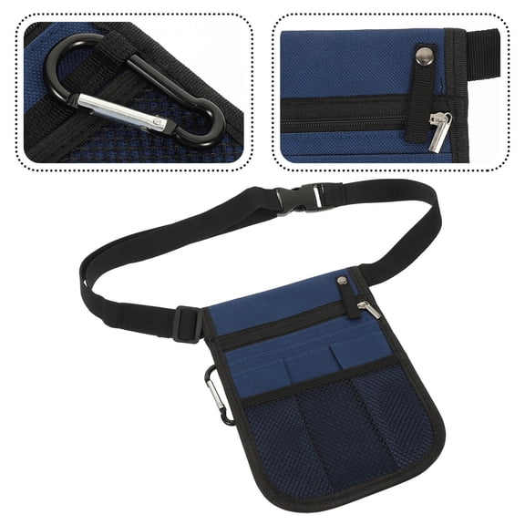 ifundom Fanny Pack Multi-Pocket Organizer Waist Bag for Medical Storage and Travel Use