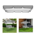thumbnail image 6 of Swing Canopy Replacement Cover Awning Seater Sizes Sunshade Rainproof Oxford Cloth Swing Cover Swing Top Cover for Hammock Garden Gray, 6 of 8