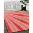 thumbnail image 3 of Ahgly Company Machine Washable Indoor Rectangle Transitional Fire Engine Red Area Rugs, 3' x 5', 3 of 7