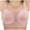 Pink, variant on Admvng Bras for Women Fashion Plus Size Wire Free Comfortable Push Up Hollow Out Bra Underwear M-3XL