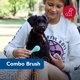 thumbnail image 2 of Cepillo de aseo para perros Coastal Pet Li'l Pals Combo Brush, 2 of 7