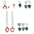 thumbnail image 6 of colcolo Silicone Guitar Pick Holder Necklace Guitar Pick Pendant for Electric Guitar red, 6 of 8