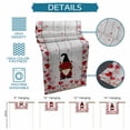 thumbnail image 6 of Red Gnomes Valentine's Day Table Runner 72 Inches, Love Heart Roses Vintage Bed Runner Dresser Scarves Tabletop for Indoor Outdoor Parties/Ceremony/Banquet, 14" x 72", 6 of 8